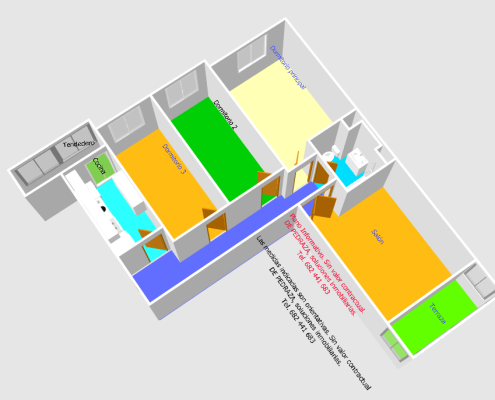 Foto plano 3D 3